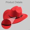 Classic And Trendy Western Cowboy Hat with Adjustable Cord for Shows Carnivals
