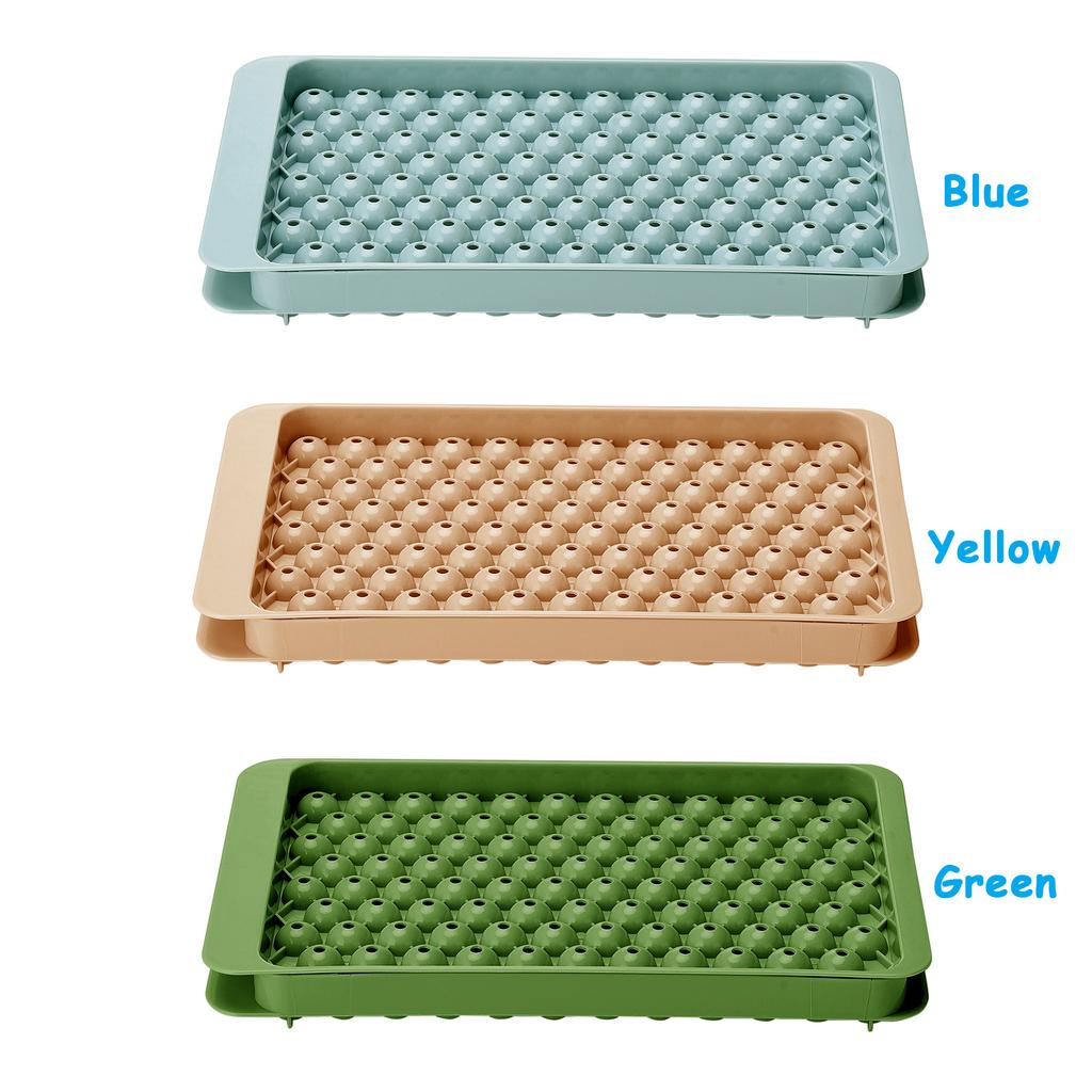 Isbitsformar, Miniisbitsform, Isbollsmakare, PA-fri isform för snabb nedkylning, 104 fack med lock, för smoothies