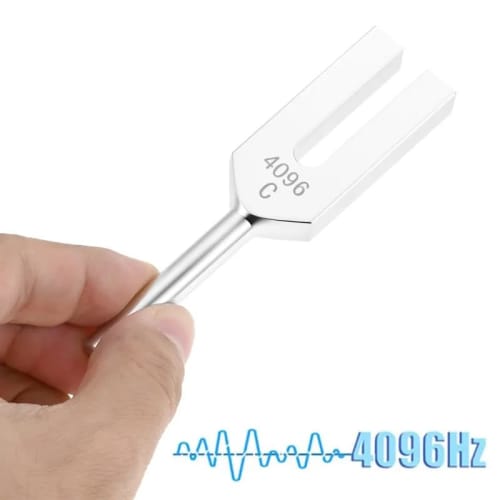 Audiophile Tuning Fork Crystal Tuner 4096hz with Crystal Healing Set
