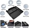 Jump Seat Front Center Console Organizer Ford F150 2015-2025 2025 Armrest Jump Seat Storage Box Tray Interior Car Accessories