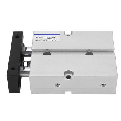 Doppeltwirkender Pneumatikzylinder Aluminiumlegierung Doppelstange Doppelwelle Luftzylinder 20mm Bohrung 20mm
