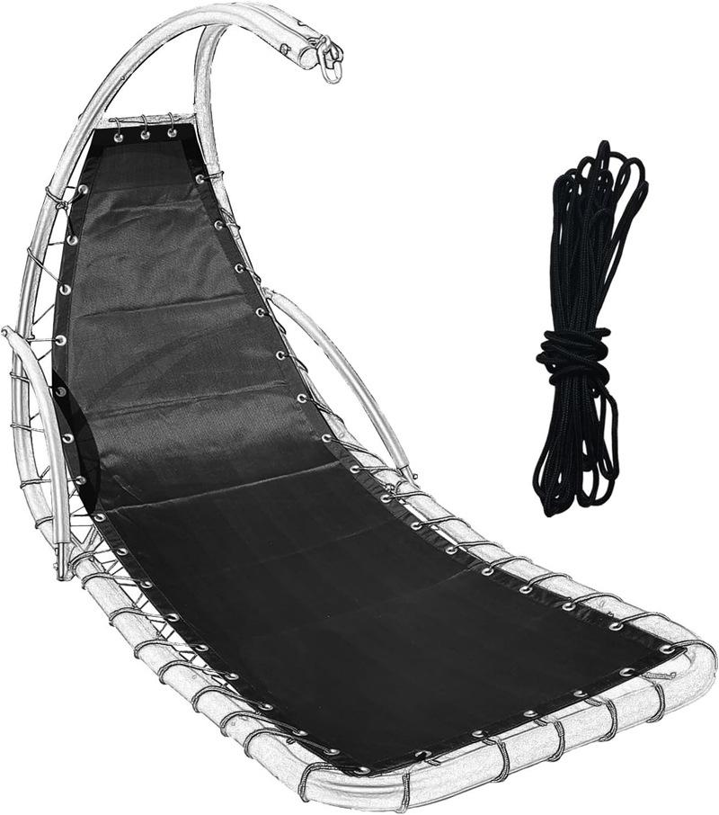 Rocking Chair Replacement Cloth Lightweight Garden Hammock Fabric Recliner Fabric Black Outdoor Recliner Replacement Fabric