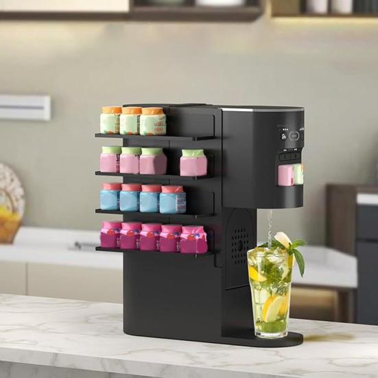 Yousheng Storage Rack Strong Load-bearing Space-Saving Easy Access Simple Installation 4-Layer Vertical Shelf Flavor Storage Holder