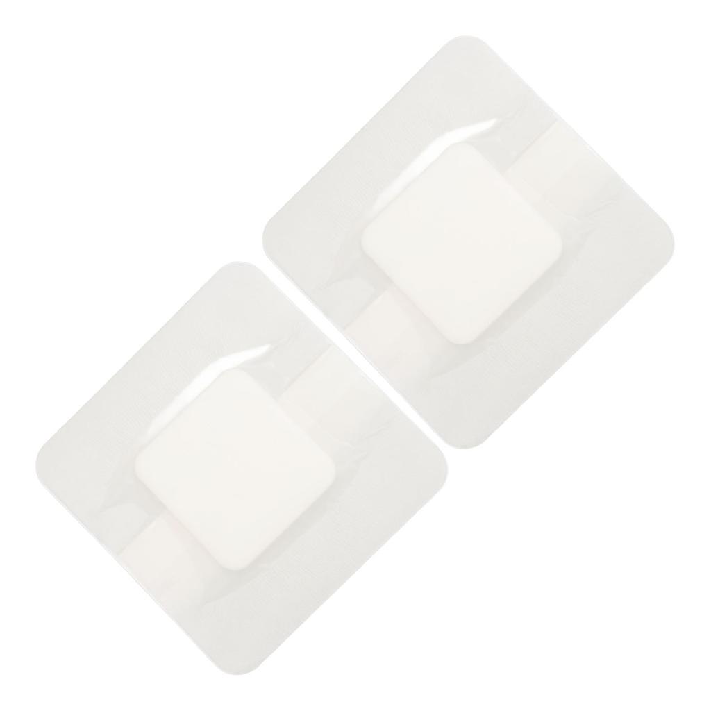 2 Stück 10x10cm Schaumstoff-Wundauflage mit Kleberand Wundverband Verband Randierte Klebende Schaumstoff-Wundauflage für die Wundpflege
