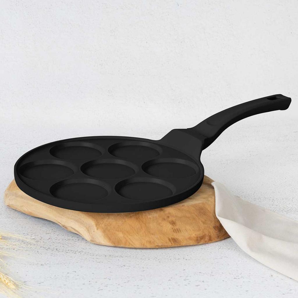 TITANIUM FRYPAN 26cm FOR PANCAKES BERLINGER HAUS BH-7793 BLACK ROSE