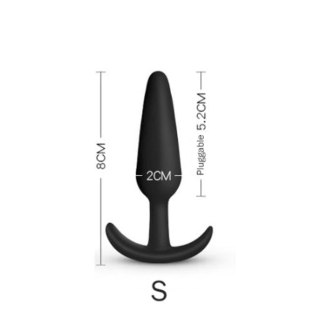 Small Silicone Anal Plug Sets Butt Plugs Anal Dildo Beginner Erotic Intimate Adult Sex Plug Anus