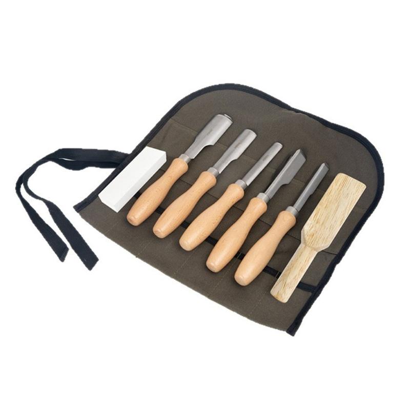 Wood Carving Hand Chisel Ergonomic Beechwood Handle Woodworking Professional Gouges Woodcraft Carpentry Tool