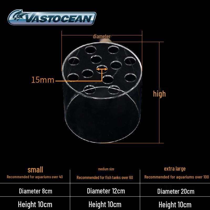 VASTOCEAN Acrylic Coral Feeding and Breeding Protection Disc for Firecracker Brain Coral, Anti-Stealing Food Cover