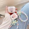 Ins Bracelet 3d Flower Wireless Bluetooth Earphone Case For Apple Airpods 1 2 Pro 2nd 3 Cartoon Headset Charging Box Capa