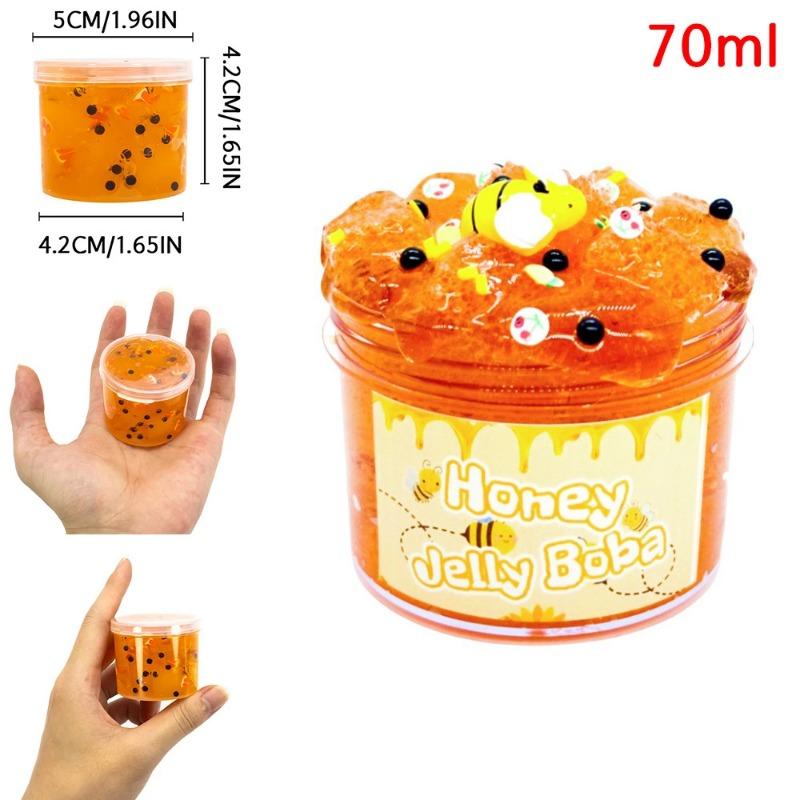 70ML Crunchy Slime Super Soft And Non-Sticky Jelly Cube
