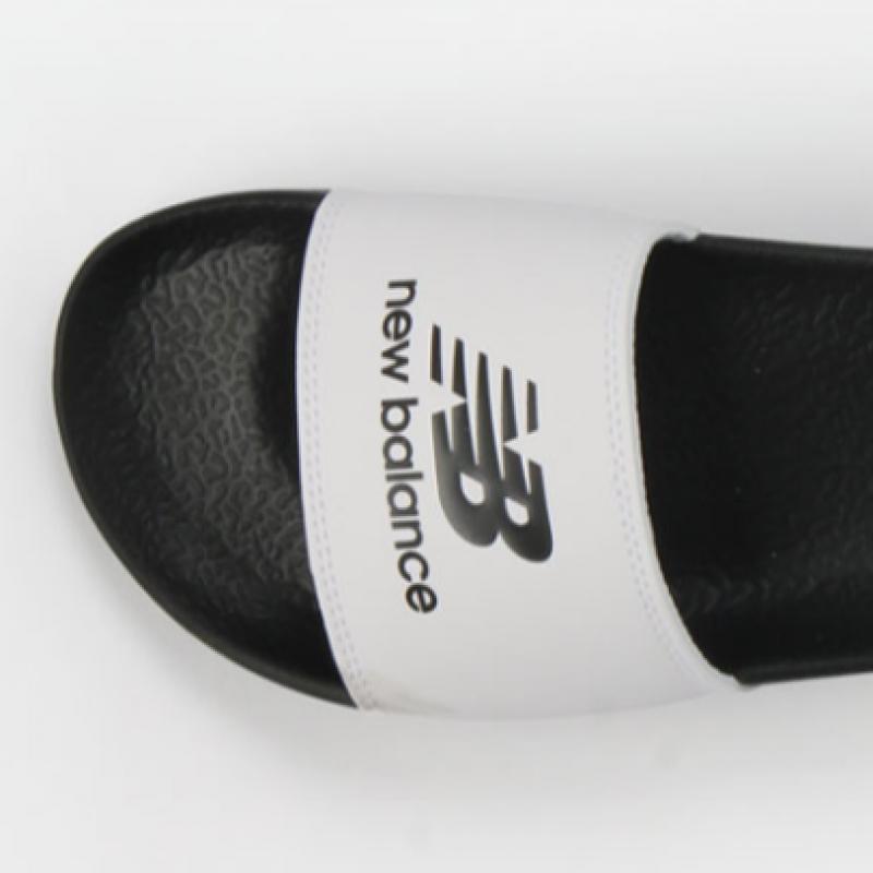 New Balance Unisex Slipper Indoor Shoes White Black Suf050w2