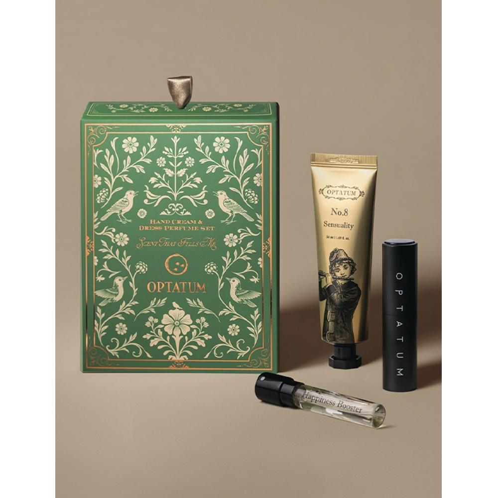 Optaum Perfume Hand Cream 50ml Textile Perfume Set Booster