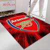 Arsenal logo Carpet Rug for Living Room Bedroom Home Sofa Decoration,Kids play Nonslip Floor Mat