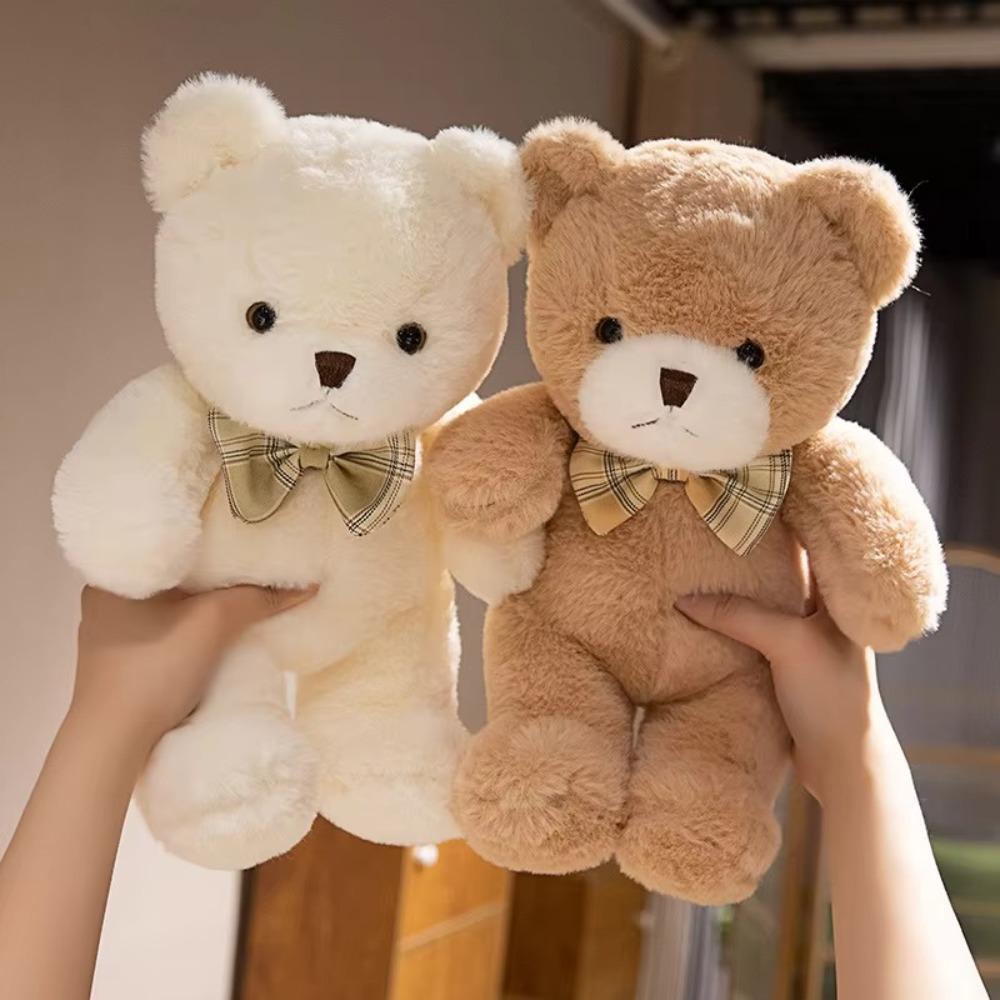 30CM Hug Bear Doll Super Soft Pillow Teddy Bear Cute Bear Doll Plush Toy  Home Living Room Bedroom