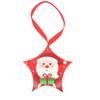 8pcs Star Shape Christmas Candy Box DIY Paper Treat Gift Boxes with Ribbon Merry Christmas Boxes Bag for Home New Year Navidad