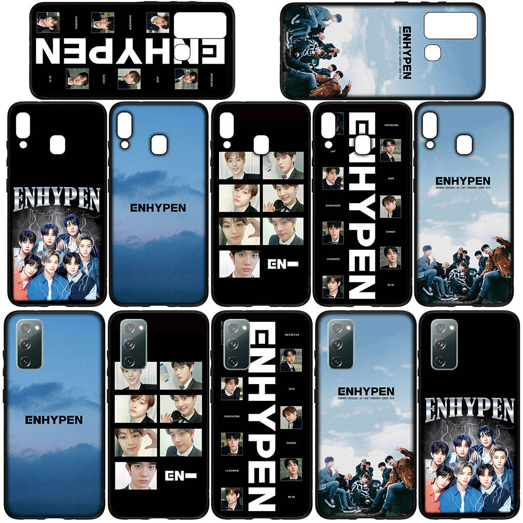 Cover for iPhone 17 16 15 Xiaomi Poco Redmi Note 14 13 12 11 Pro Max 9 16e Samsung Galaxy S25 S24 S23 A07 A17 OPPO Huawei ENHYPENs Kpop Phone Case