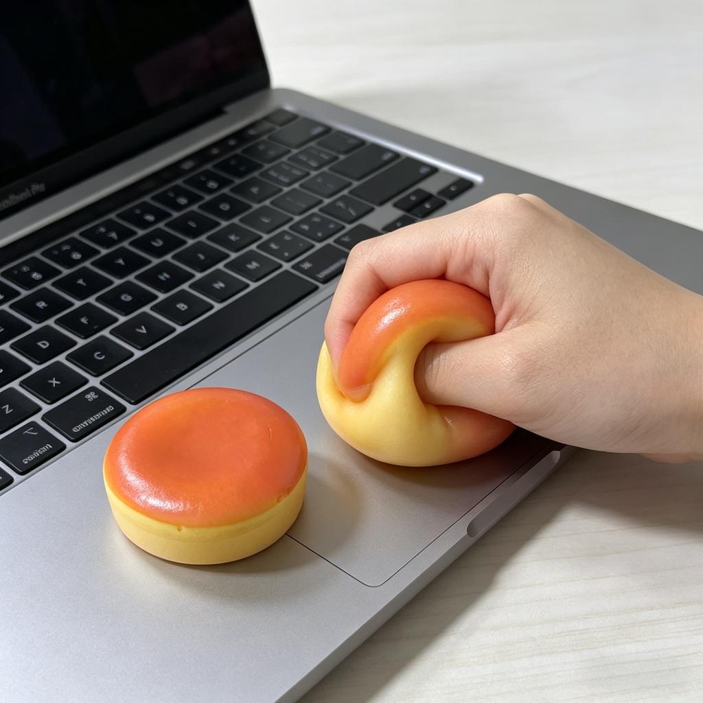 Big Milk Bun Squishy Slow Rising Soft Bread Stress Squeeze Anti Stress Anxiety Relief Fidget Toy