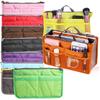 Portable Travel Insert Organizer Handbag Multiple Pockets Nylon Purse Large Liner Women Lady Fashionable Makeup Organiser Bag