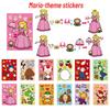 Super Mario Cartoon Stickers Fun And Interactive Puzzle Stickers For Parent-child Bonding