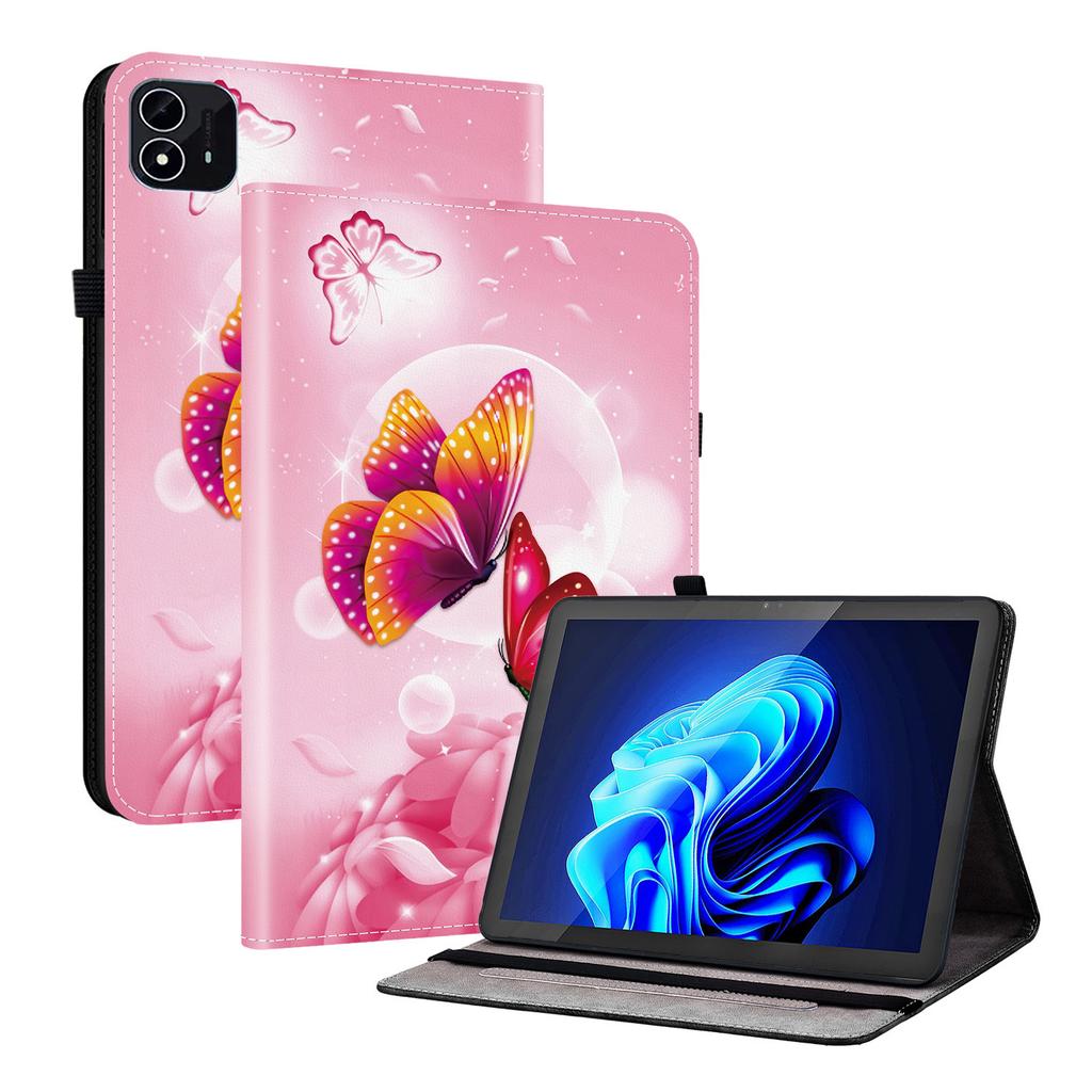 PU kožené pouzdro na tablet pro itel Pad One- 11 stylů! Odolný, se 2 sloty na stojánek, držákem na pero a sloty na karty, flexibilní zadní kryt z TPU