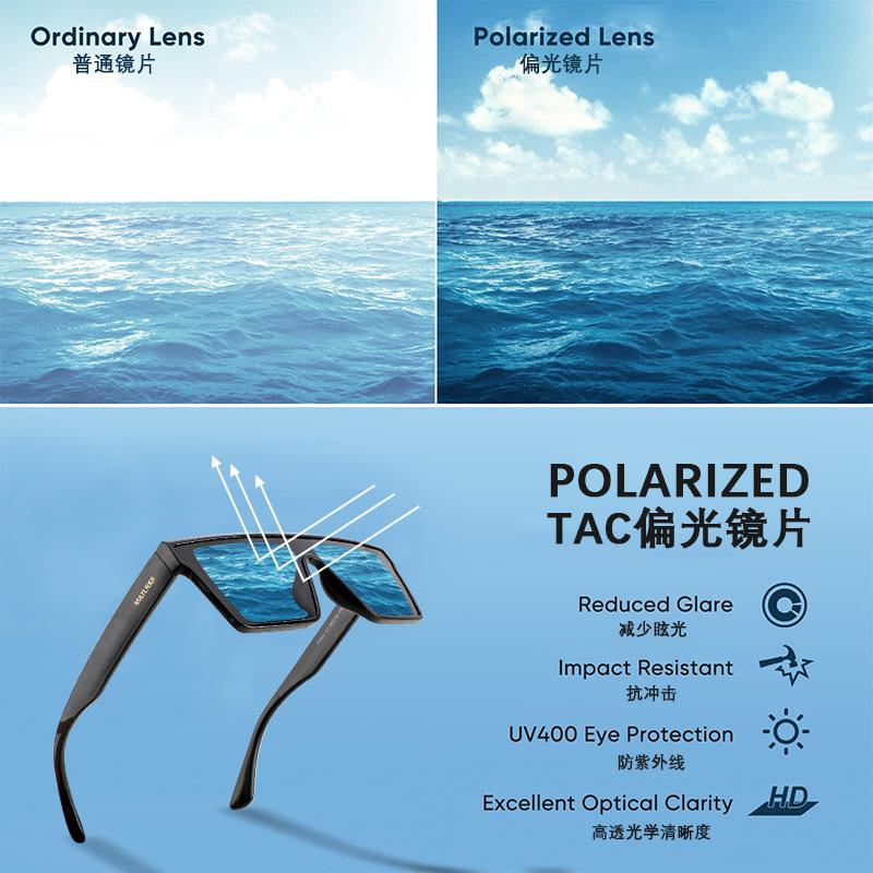 2024 New Sunglasses for Men Polarizing Driving Sunglasses One Piece for Drivers Driving Outdoor Driving Glasses P1841