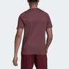 New Adidas T Shirts Men Burgundy HC2642