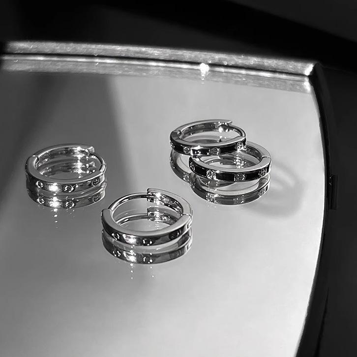 Niche Ear Bone Stud Earrings Women's Senior Sense Design Ear Hole-friendly Versatile Everyday Ear Jewelry