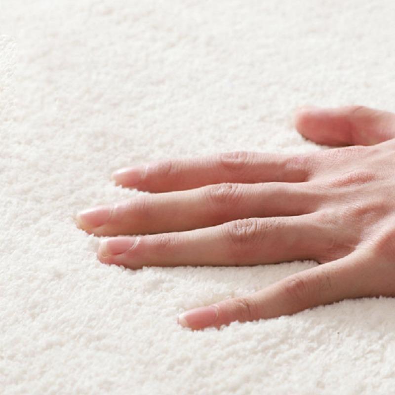 Korean Runner Rug Modern Simple Fluffy Bedside Carpet Fashion Light Luxury Ins Cream Style Home Decoration Sofa Mats  Alfombra