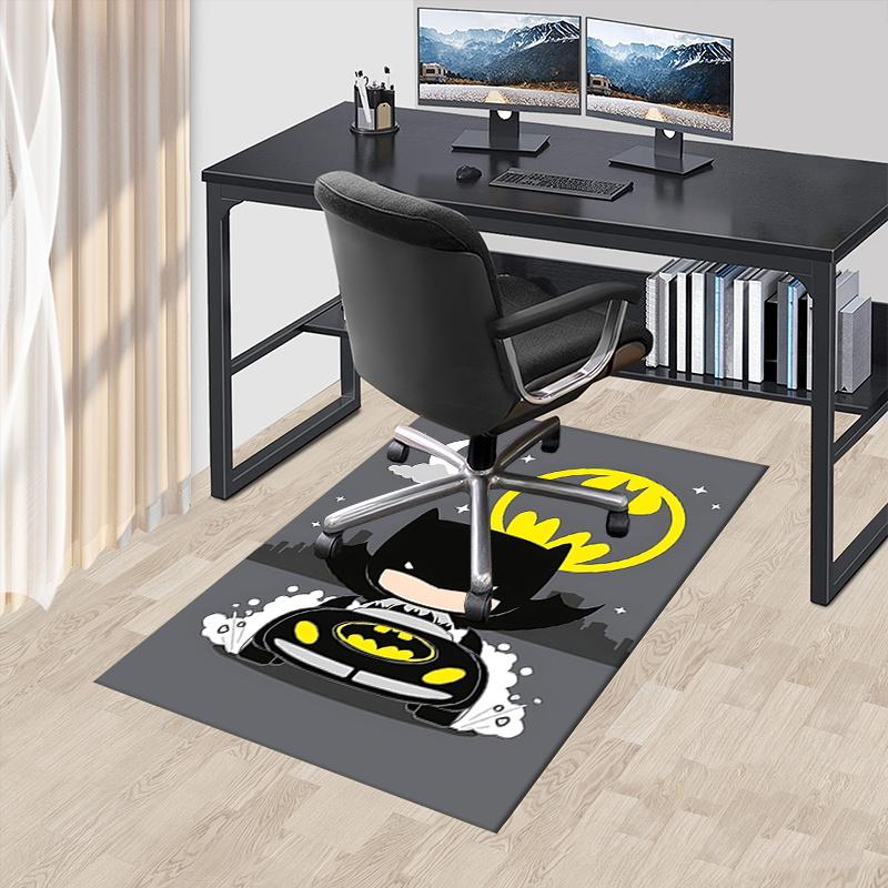 

Batman,Batmobile Office Carpet Chair Mats, Home Decor Dormitory Floor Protector With Anti-Skid Backing, Large Area Coverage, Christmas Decor 60cm by 90cm