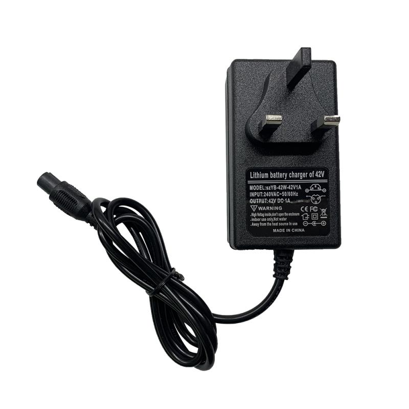 

42v 1a безопасный и надежный портативный балансировочный автомобильный ховерборд с широкой совместимостью зарядное устройство для ховерборда для компактного дизайна