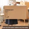 Adjustable Desk Edge Bookshelf: Compact Study Storage Shelf and Book Stand for Classroom or Office.