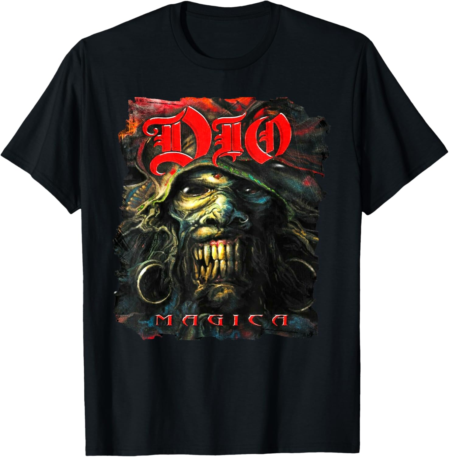 Dio Magica On Black T-Shirt S разноцветный