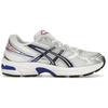 Asics Gel 1130 Anti Slip Wear Resistant Low Top Kids' Running Shoes Silver White Blue Teenagers