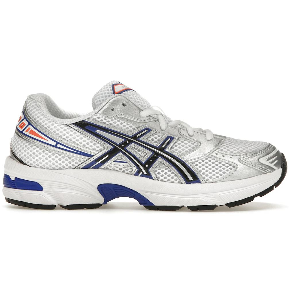 Asics Gel 1130 Anti Slip Wear Resistant Low Top Kids' Running Shoes Silver White Blue Teenagers