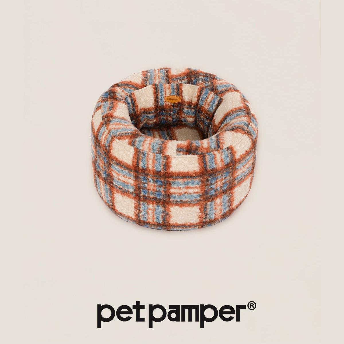 PETPAMPER Cozy Suede Nesting Ring Cat Bed - Washable and Warm