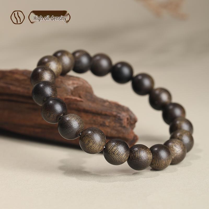 Natürliche Tinte Oud Wenwan Perlenarmband - Unisex Geschenk für Frauen & Männer