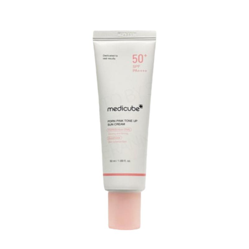 Medicube PDRN Pink Tone-Up Sunscreen SPF50+ PA++++ Brightening & UV Protection 50ml