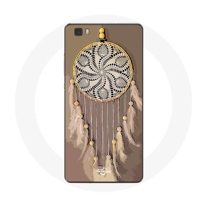 Case for Huawei P8 Dream Catcher Brown Dream Catcher