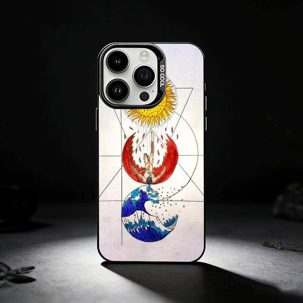 

I-Icarus Phone Case For iPhone 17,16,15,14,13,12,11 Plus,Pro Max,XS,Colored silver phone case iPhone14ProMax