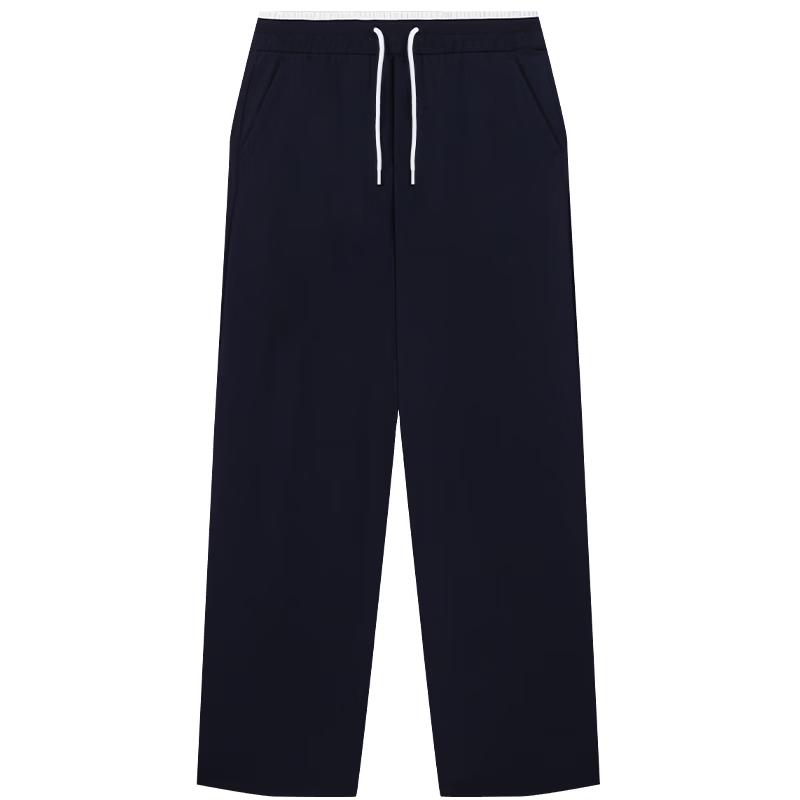 FILA Women s Knit Loose Wide-Leg Casual Pants M