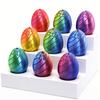 3D Printed Twisting Stress Relief Egg Toy Egg Toy Spiral Articulated Rotating Egg