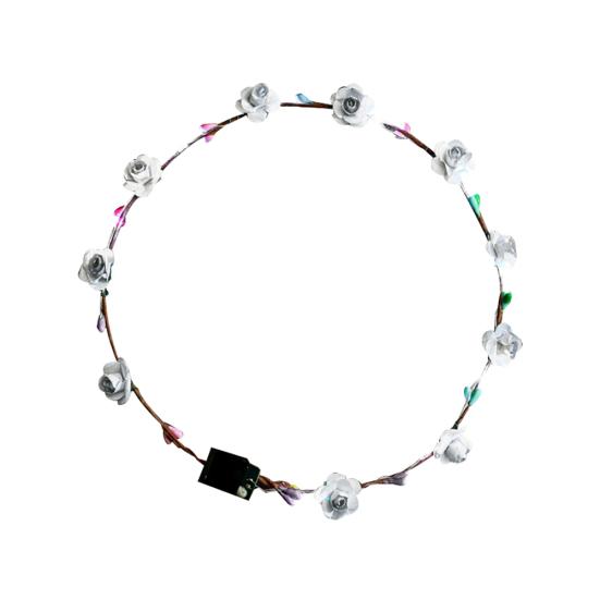 LED Light Garland Girls Women Birthday Party Concert Headband Hair Accessories Hair Decor