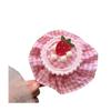 Soft Fabric Velvet Headband Birthday Series Cake Decor Bright Color Hair Hoop Hand-Crafted Hair Accessory