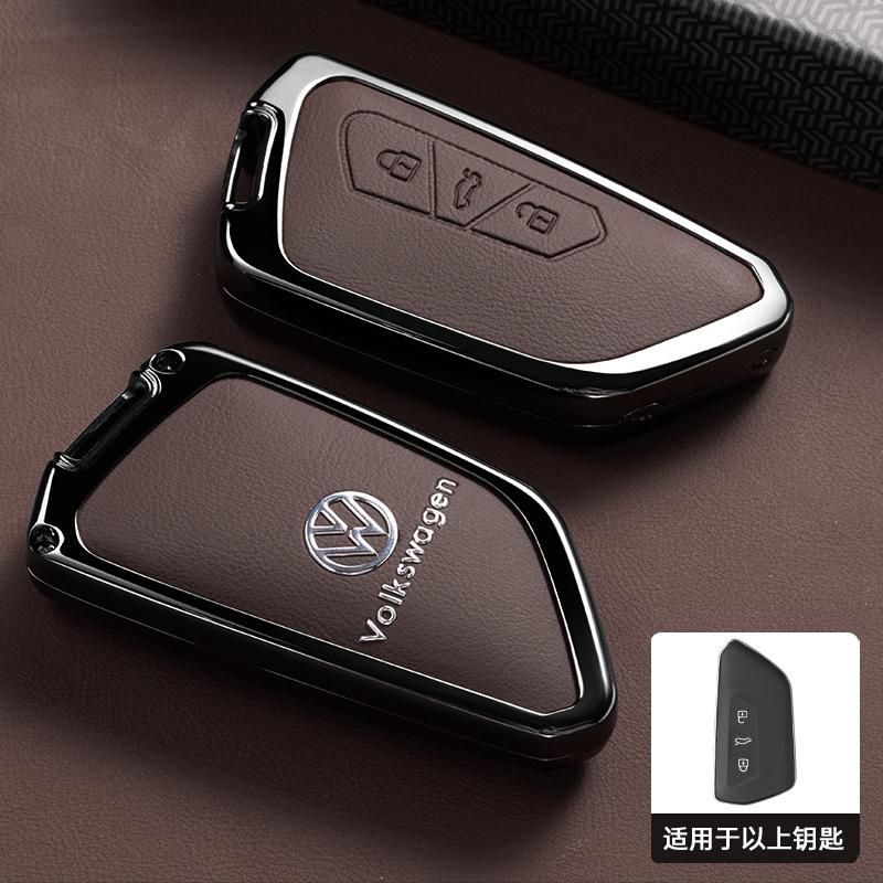 T26Alloy Car Remote Key Case Cover Protector Shell Bag for VW Volkswagen ID.3 ID.4 Golf 8 2022 2023 MK8 Auto Keychain Accessories