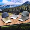 New Summer Waterproof Mesh Baseball Cap For Men Outdoor Sun Protection Breathable Nylon Hat