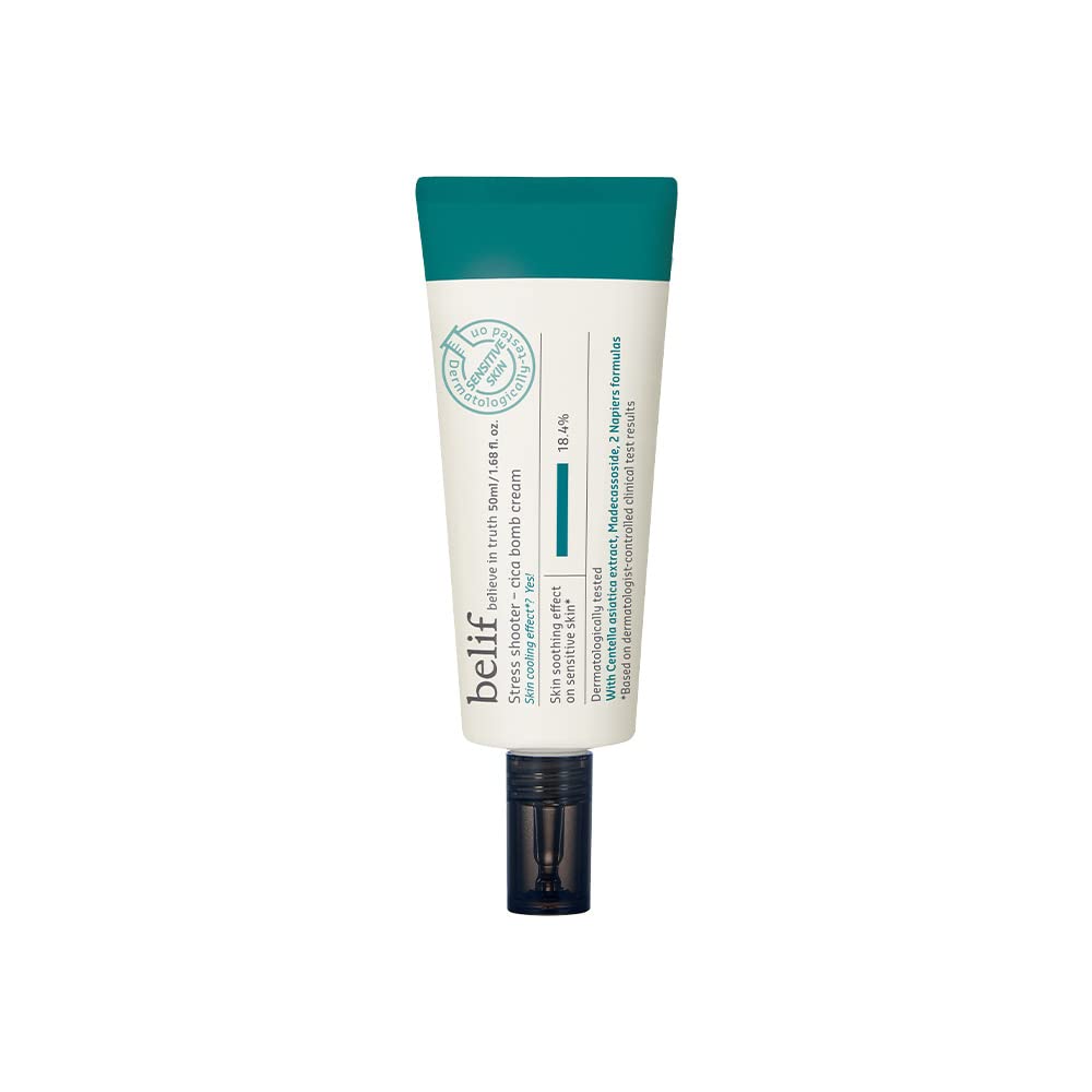 Stress Shooter Cica Balm Cream 50ml Korean Cosmetics Korean Skincare Face Cream Cica Cica Cream Moisturizing Skincare Wrinkle Care Moisturizing Care