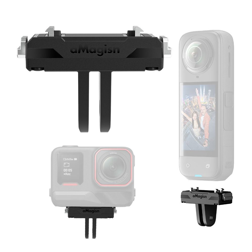 ABS Magnetic Mount Adapter Base Adapter for Insta360 X5/Ace Pro 2/Ace Action Camera Accessories