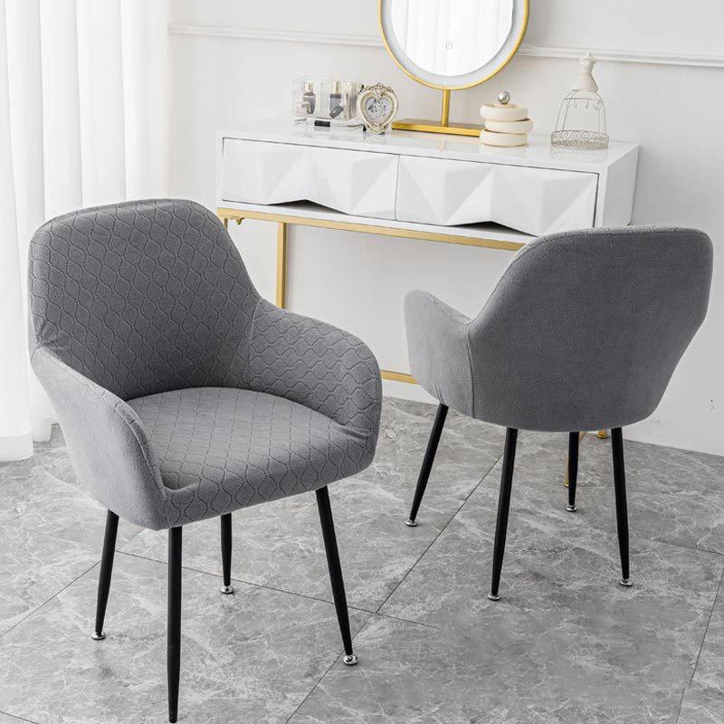 Makeup Chair Cover High Armrest Chair Cover All-Inclusive 4Season Universal NailSalon Chair Cover Stretch Dining Chair Slipcover