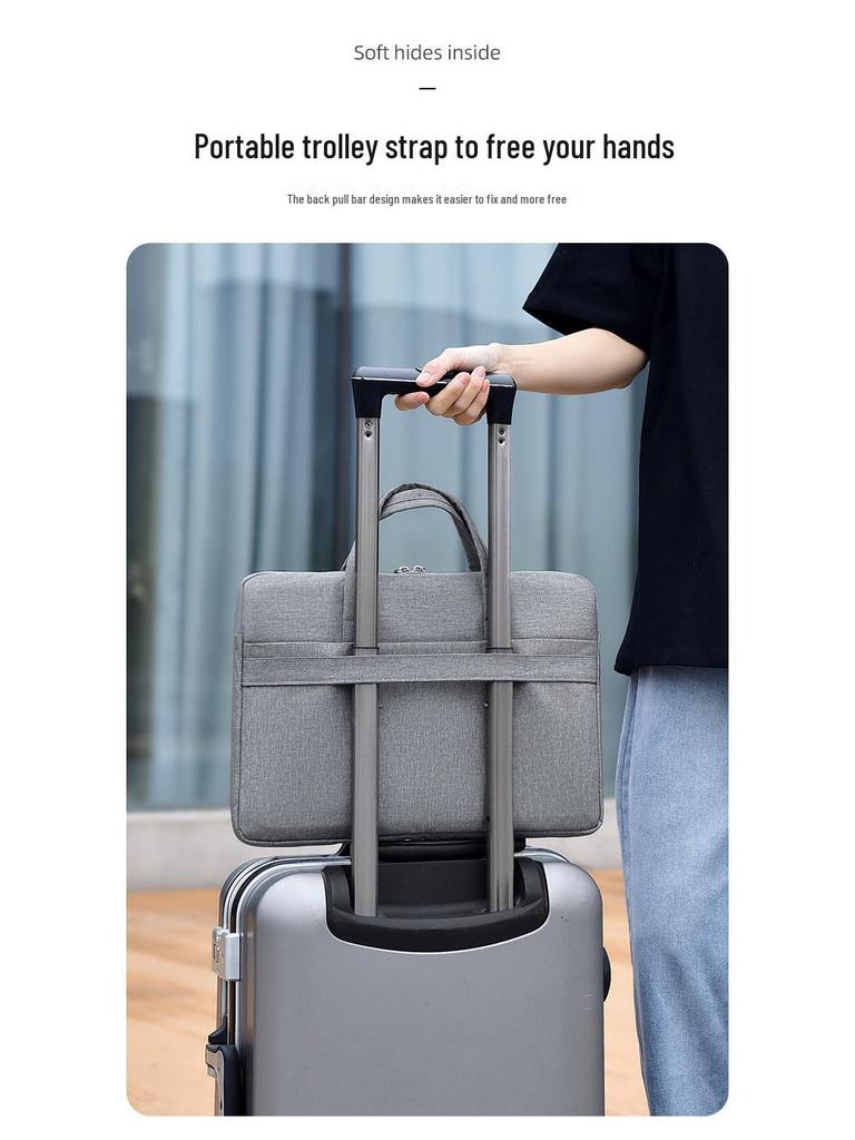 15,6-Zoll Laptoptasche: Elegante Handtaschen-Aktentasche für das Geschäft, anpassbares Logo