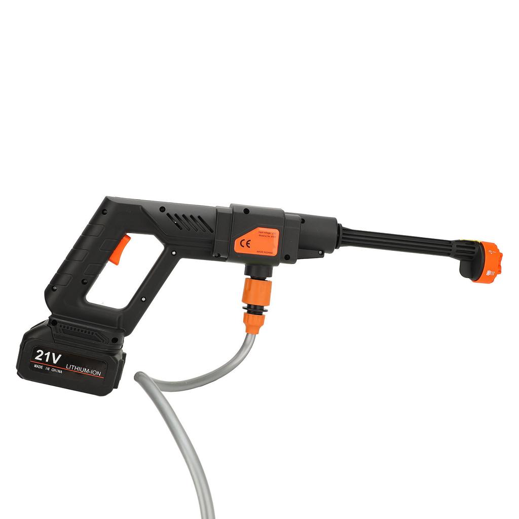 Cordless Pressure Washer 21V Lithium Battery Power Washer Portable Car Pressure Washer with 6 In 1